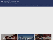 Tablet Screenshot of mallgrenferrell.com